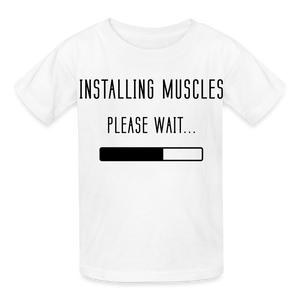 Installing Muscles Kids - white