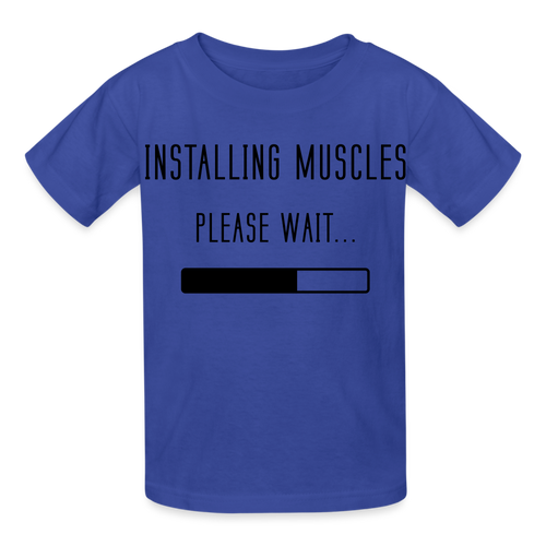 Installing Muscles Kids - royal blue