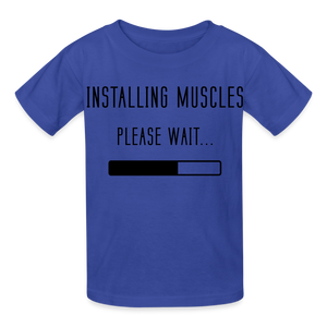 Installing Muscles Kids - royal blue