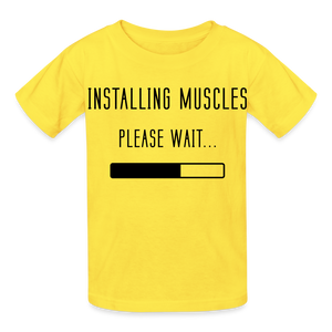 Installing Muscles Kids - yellow