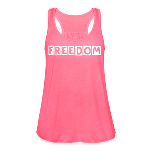 Freedom Flowy Tank - neon pink