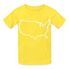 Outline America Kids - yellow