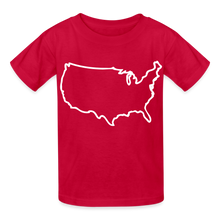Outline America Kids - red