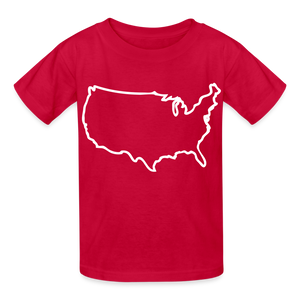 Outline America Kids - red
