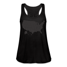 Outline States Flowy Tank - black