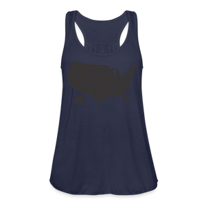 Outline States Flowy Tank - navy