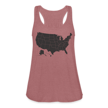 Outline States Flowy Tank - mauve